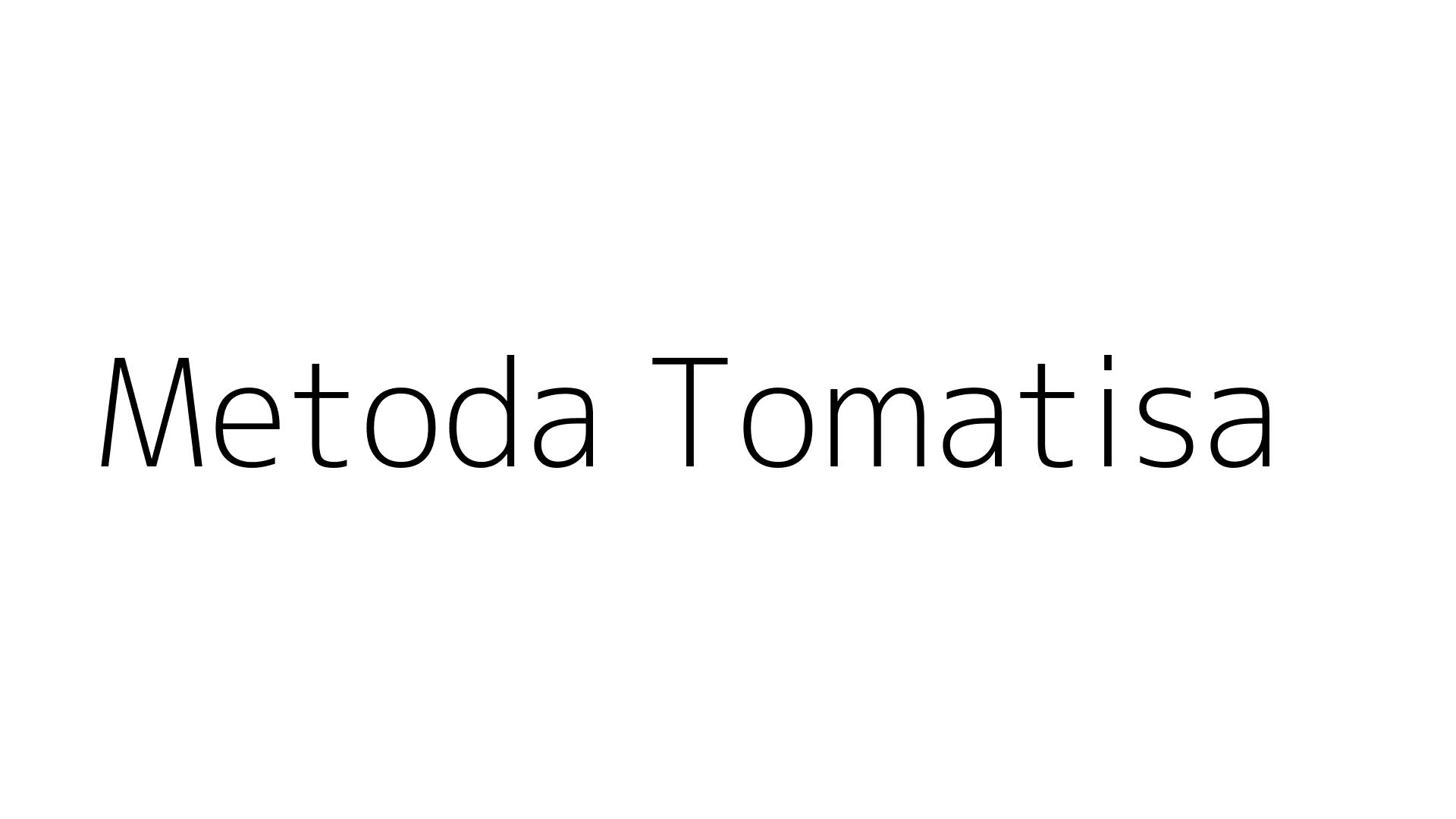 Metoda Tomatisa